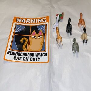 8-Pc Cat Magnet/Sticker Set